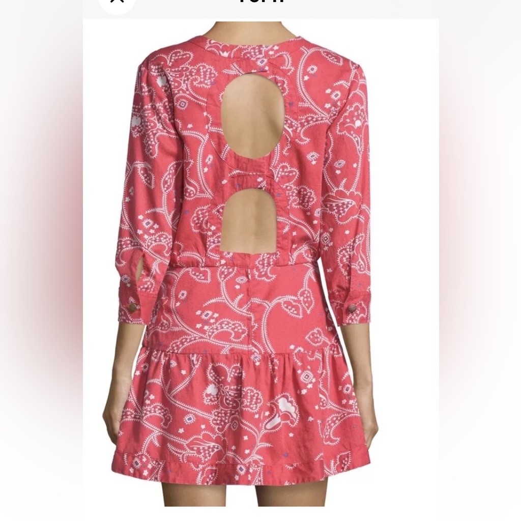 Current/Elliott The Tenant Cutout Dress 0 $348
